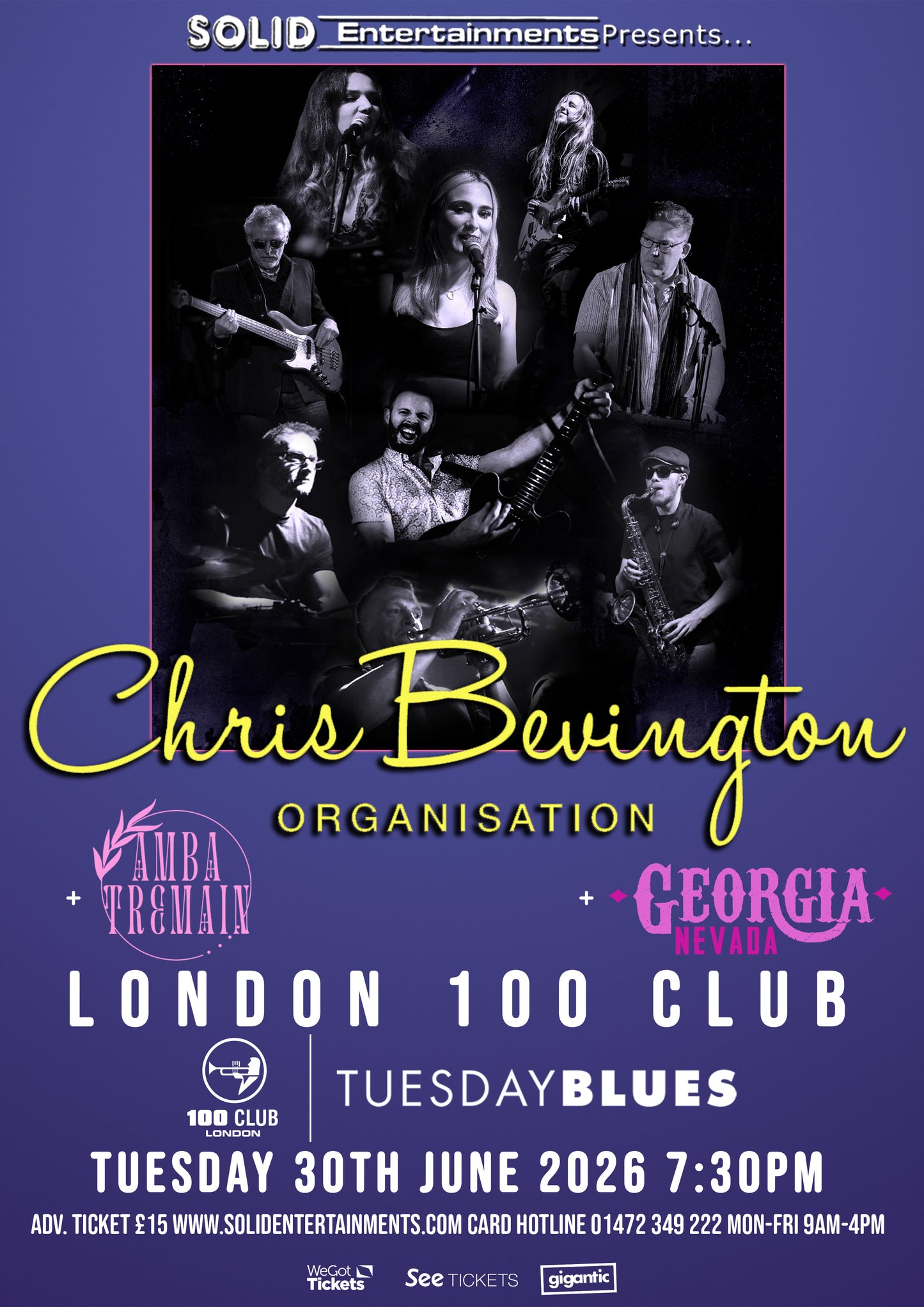 London 100 Club Tickets - 30th June