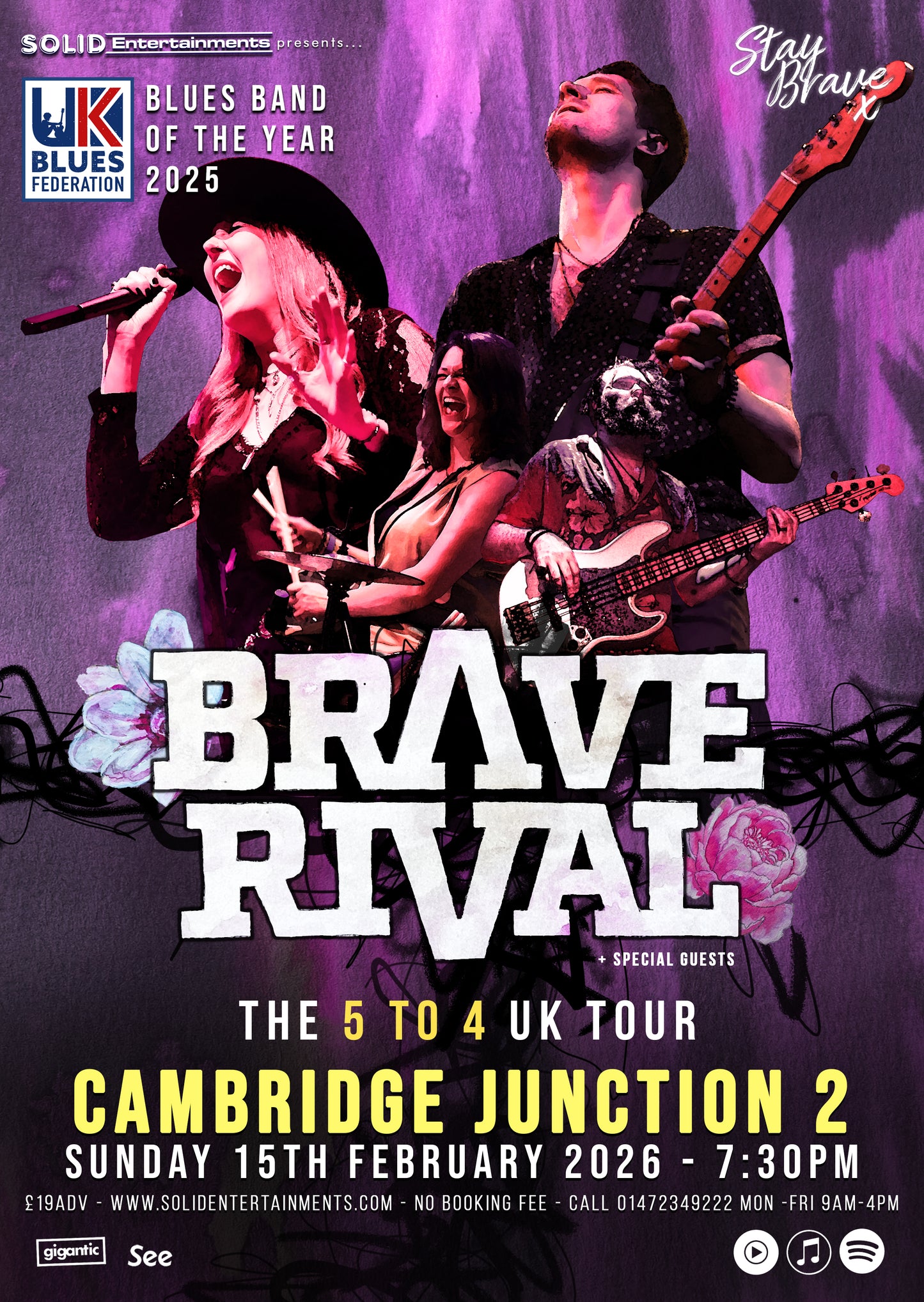 Georgia Nevada Supporting Brave Rival at Cambridge Junction 2 - Tickets