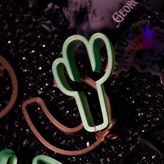 Cactus and Horseshoe 2-Piece Cookie Cutters